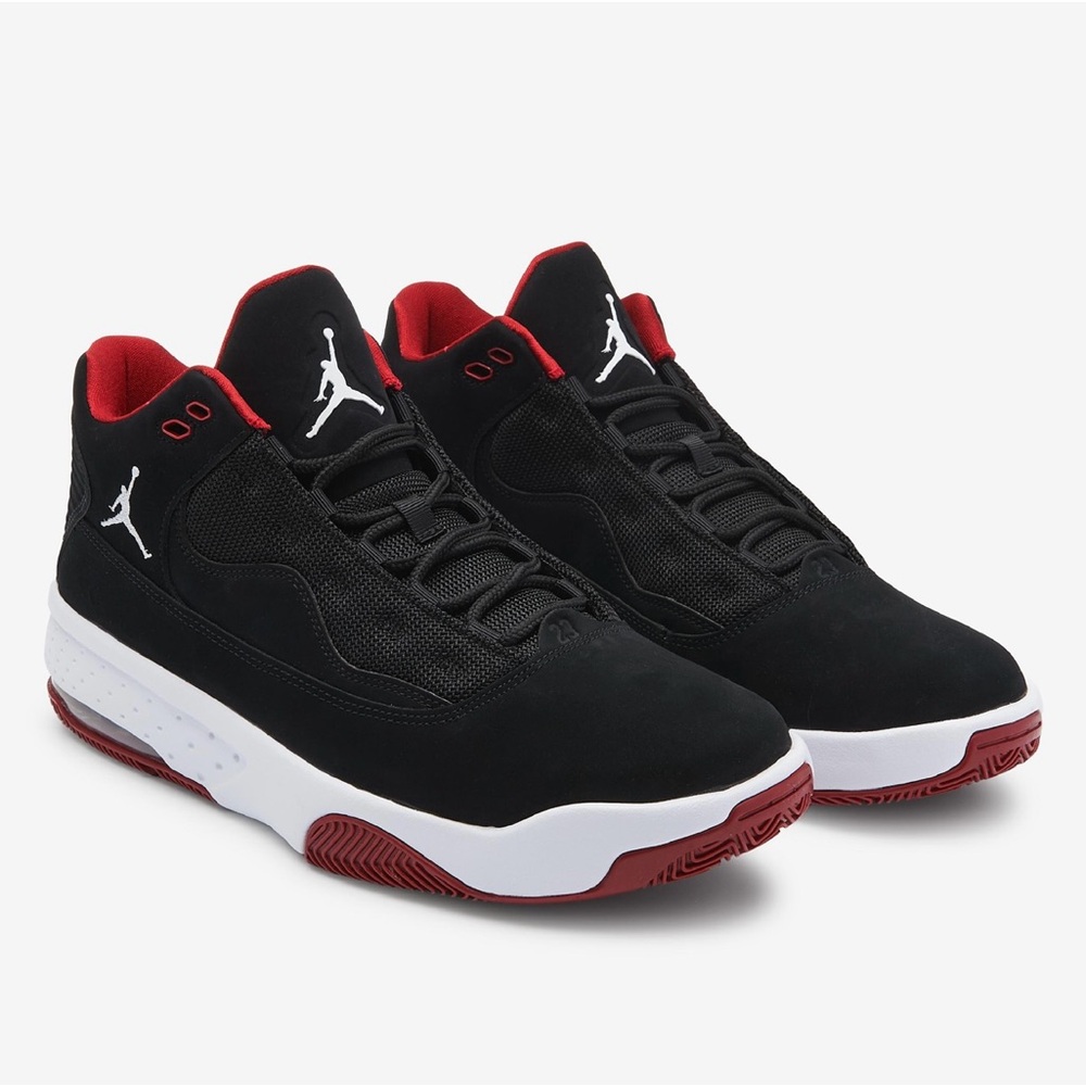 Air Jordan Black and Red Sneakers
